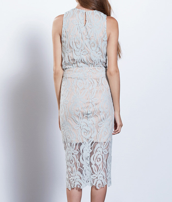 Ava Lace Pencil Skirt 