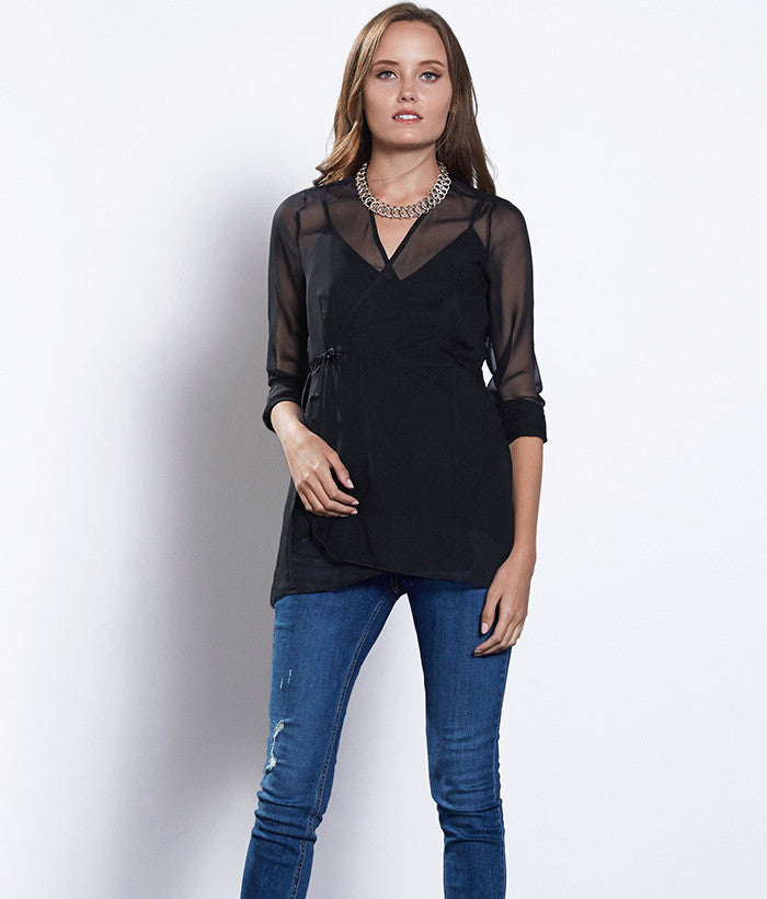 Emma Wrap Top 