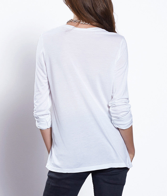 Beechwood Long Sleeved V-Neck Tee 
