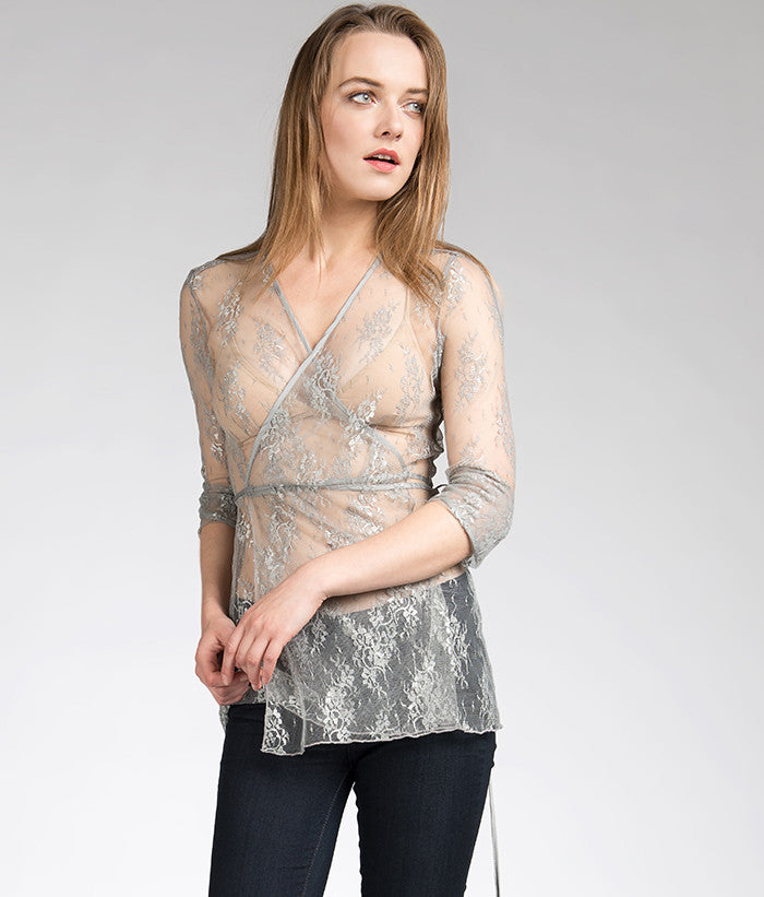 Penelope Wrap Top #Color_DustySilver
