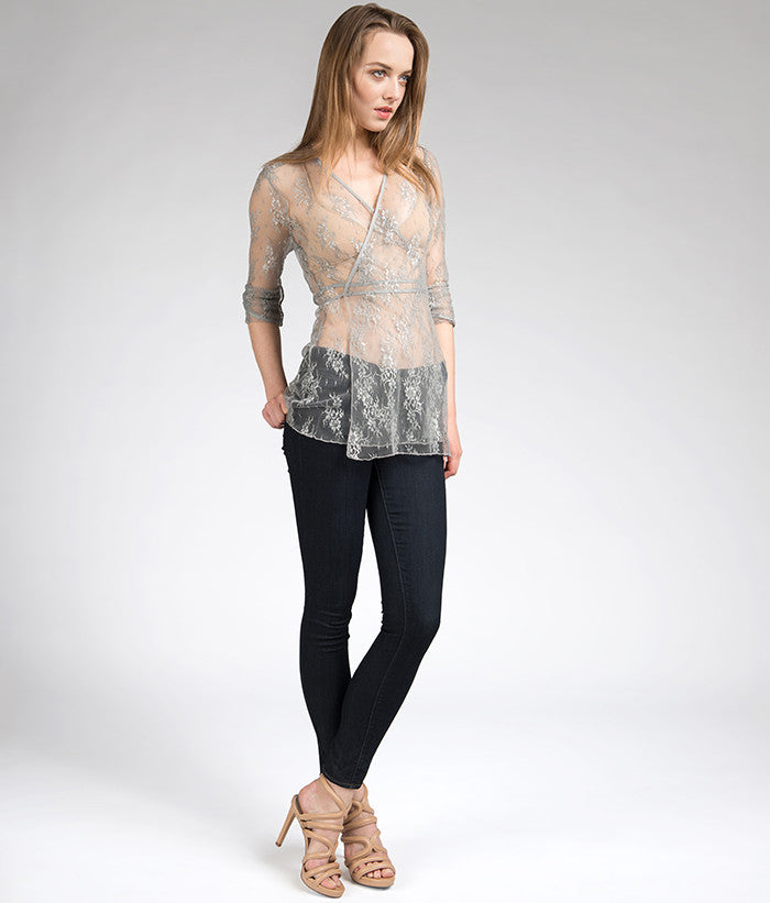 Penelope Wrap Top #Color_DustySilver
