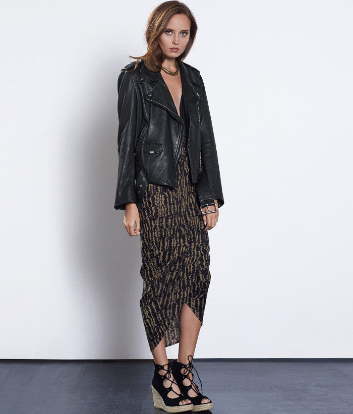 Cara Sarong Skirt #Color_Animal