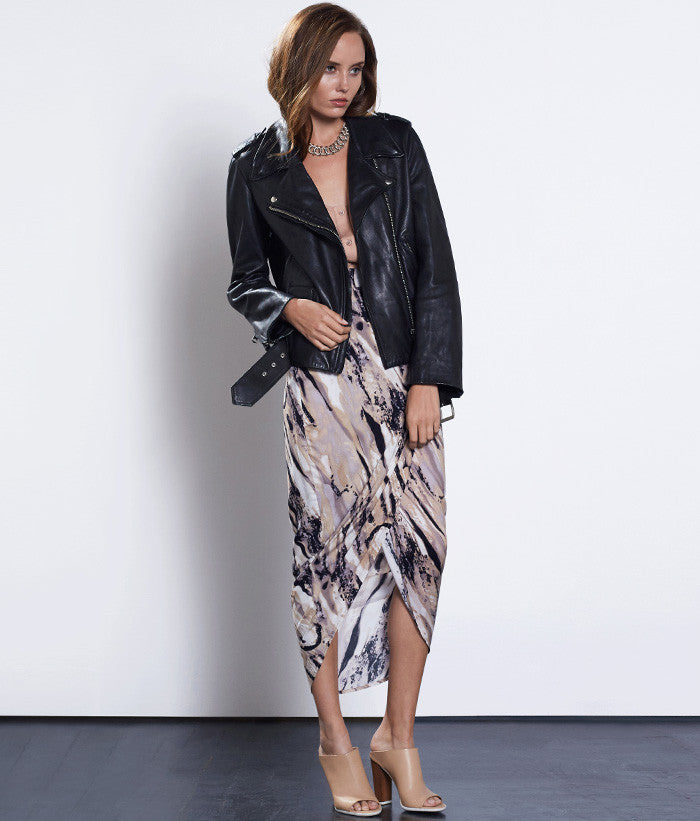 Cara Sarong Skirt #Color_Marble