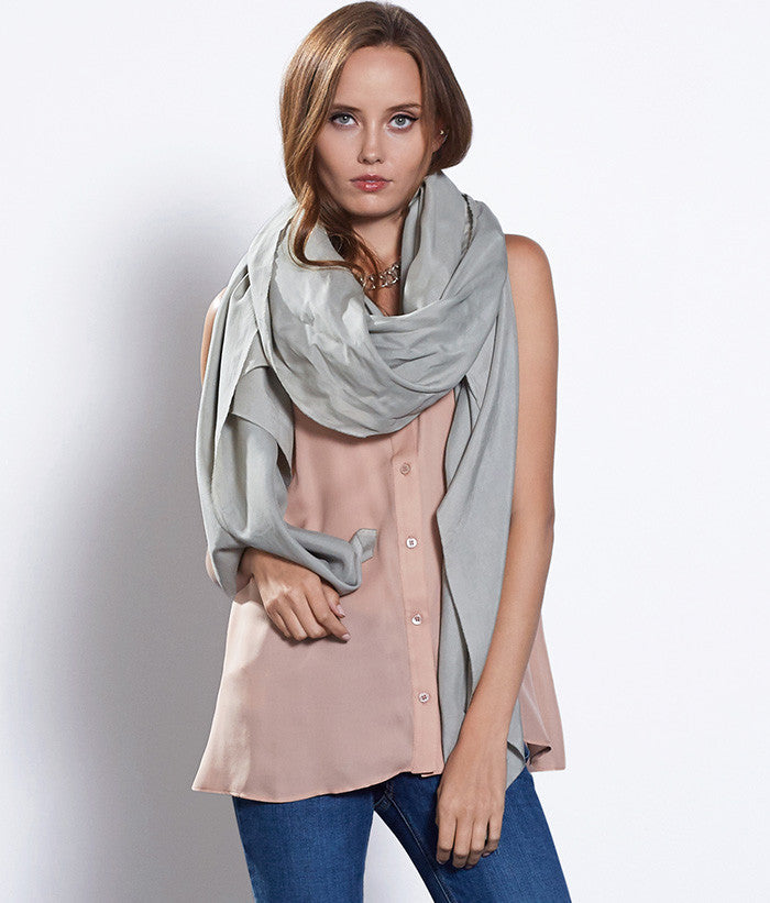 Oversized Silk Scarf 