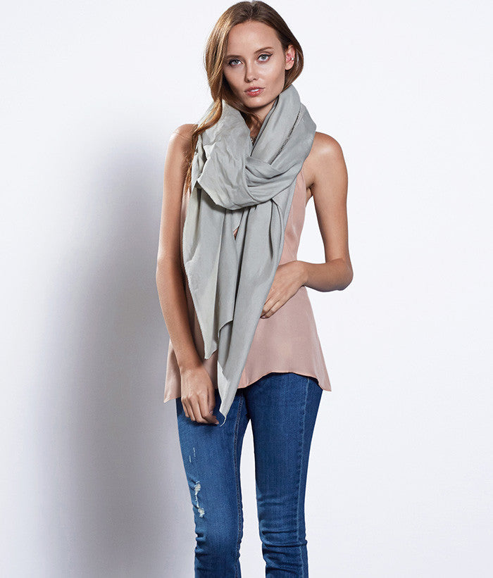 Oversized Silk Scarf 