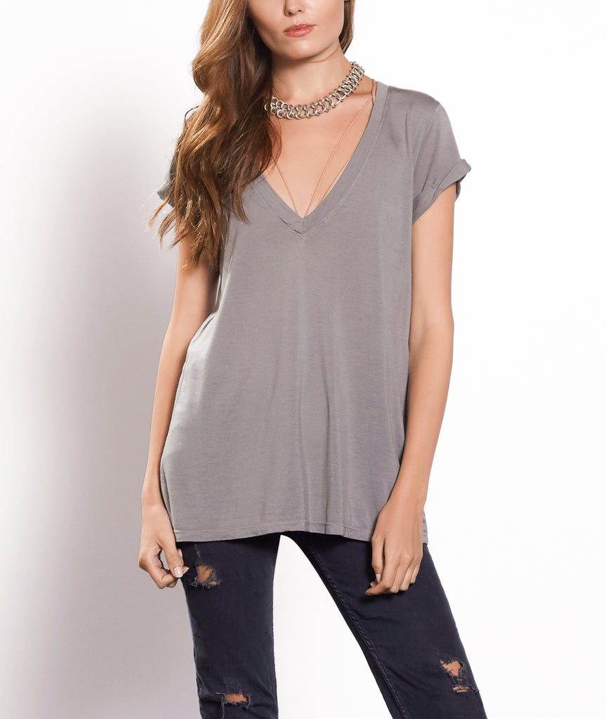 Beechwood Deep V-Neck Tee