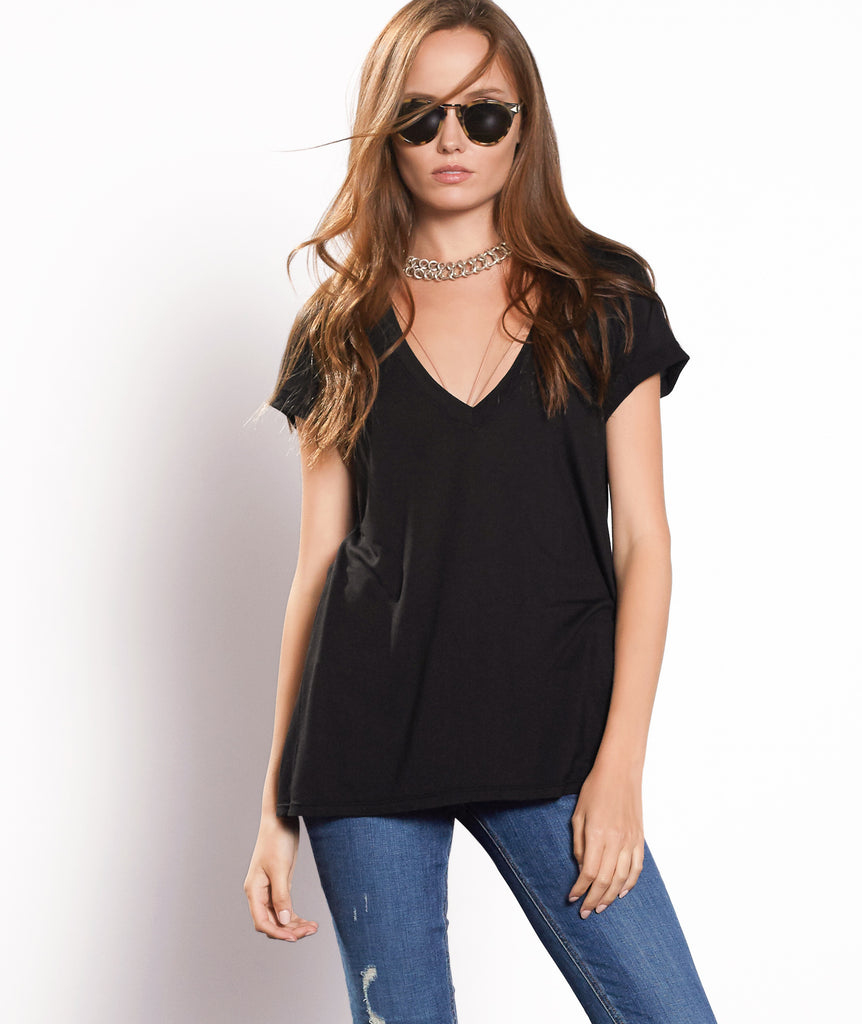 Beechwood Deep V-Neck Tee